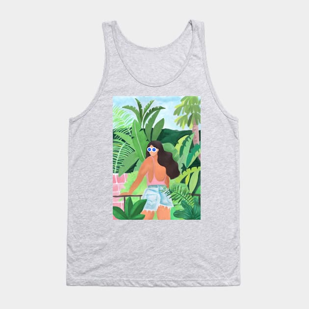 Tropical Tank Top by Petras